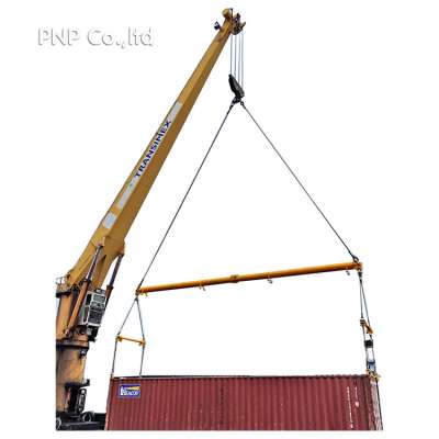 Container spreader string type used for loading and unloading container on seaport